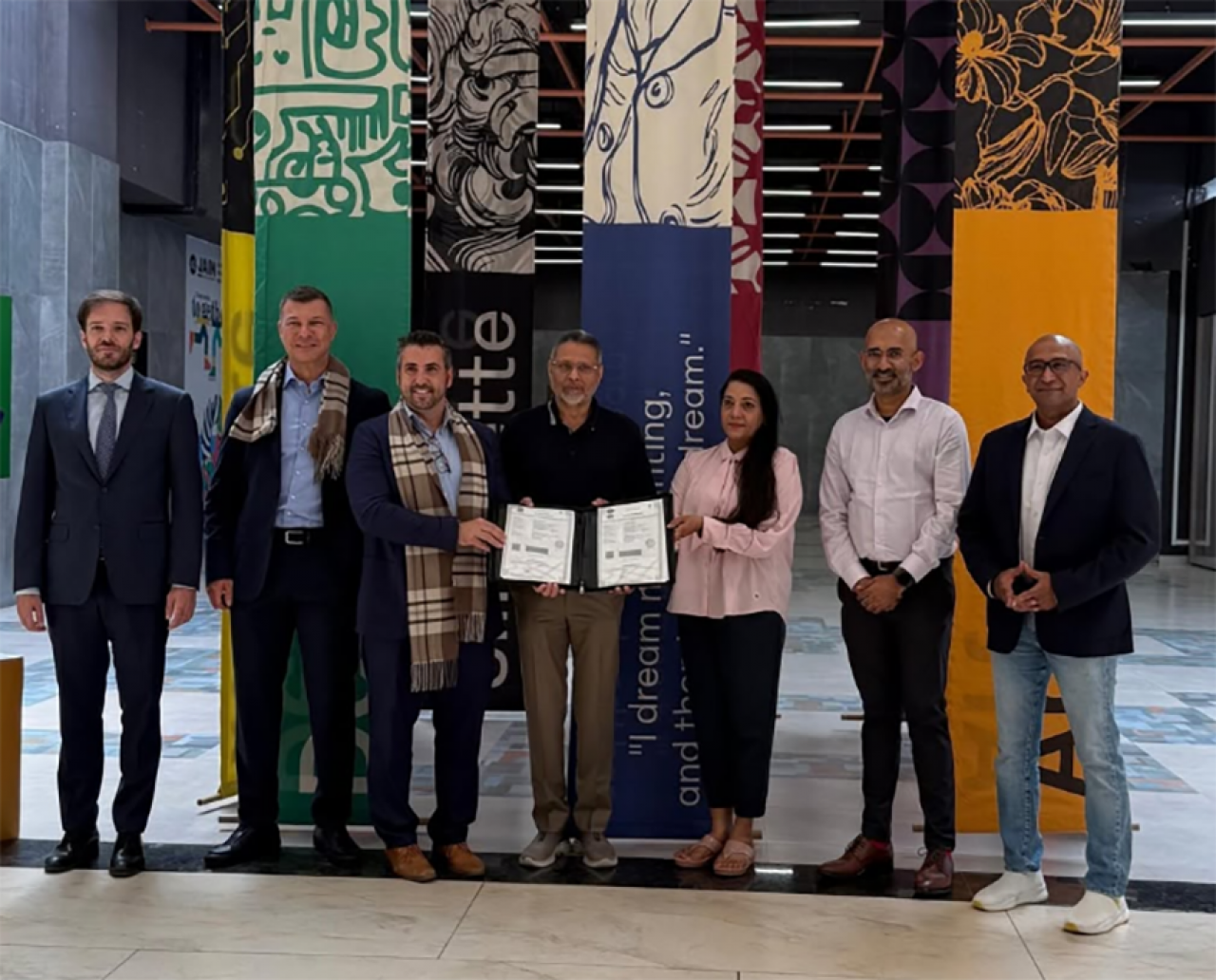 UCAM begins an academic Partnership with Jain University in India